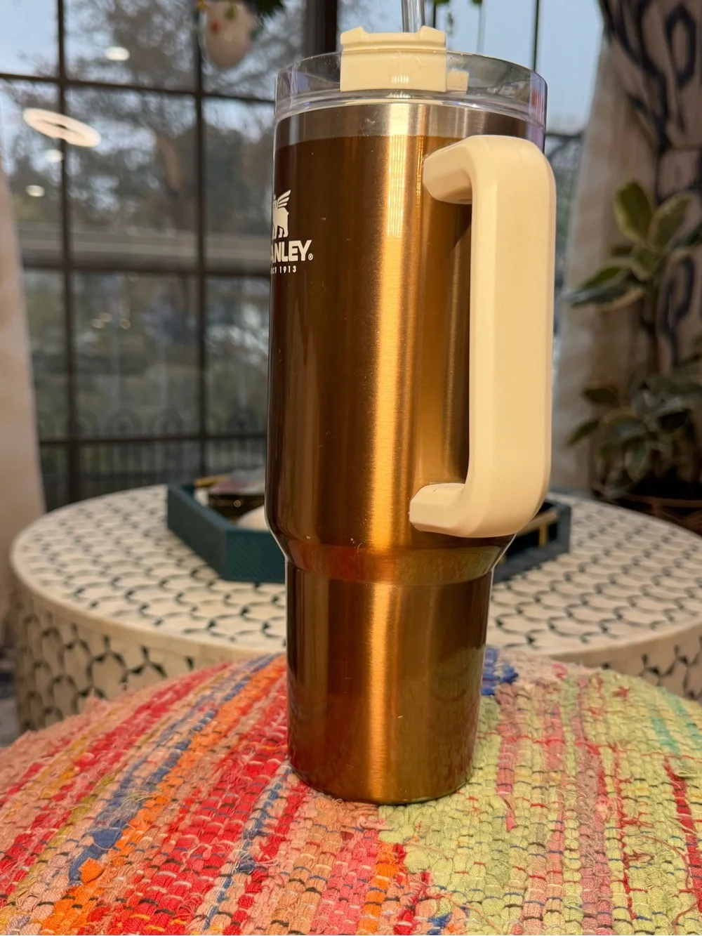 🥉Stanley Metallic GOLD/Bronze insulated Tumbler with Handle 40oz - Picture 3 of 9